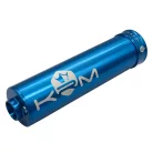 Kipufogóvég, KRM PRO RIDE, alu, kék, 50-70CC