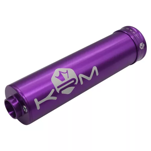 Kipufogóvég, KRM PRO RIDE, alu, lila, 90-110CC