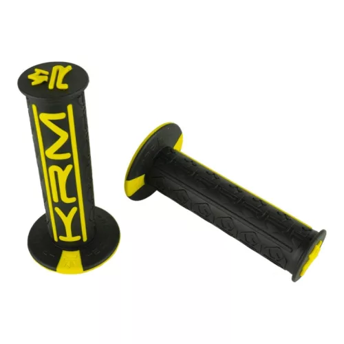 Gázmarkolat, fekete-sárga, KRM PRO RIDE szett