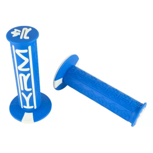 Gázmarkolat, kék-fehér, KRM PRO RIDE szett
