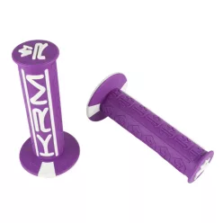 Gázmarkolat, lila-fehér, KRM PRO RIDE szett