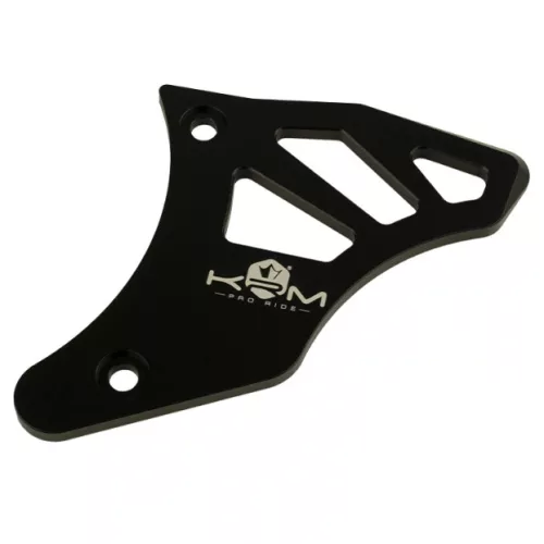 Hajtólánckerék burkolat, KRM PRO RIDE, fekete, ALU CNC, DERBI D50B0 / EBS050