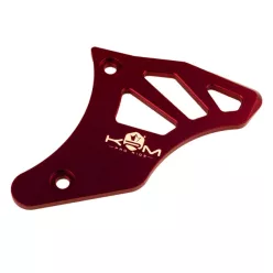   Hajtólánckerék burkolat, KRM PRO RIDE, piros, ALU CNC, DERBI D50B0 / EBS050
