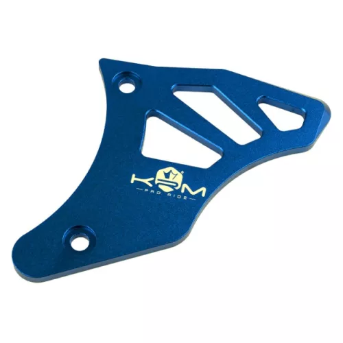 Hajtólánckerék burkolat, KRM PRO RIDE, kék, ALU CNC, DERBI D50B0 / EBS050