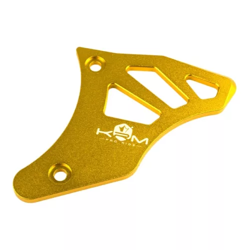 Hajtólánckerék burkolat, KRM PRO RIDE, arany, ALU CNC, DERBI D50B0 / EBS050