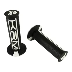 Gázmarkolat, fekete-fehér, KRM PRO RIDE szett