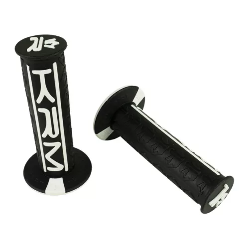 Gázmarkolat, fekete-fehér, KRM PRO RIDE szett