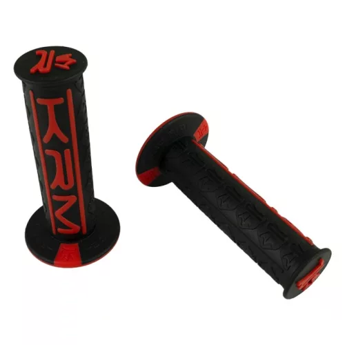 Gázmarkolat, fekete-piros, KRM PRO RIDE szett
