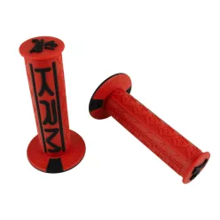 Gázmarkolat, piros-fekete, KRM PRO RIDE szett