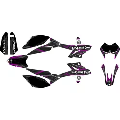   Matrica, KRM PRO RIDE, fekete-lila, BETA RR 2011-2020 készlet