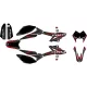 Matrica, fekete-piros, KRM PRO RIDE, BETA RR 2011-2020 szett