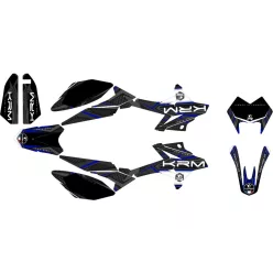   Matricák, KRM PRO RIDE, fekete-kék, BETA RR 2011-2020 készlet
