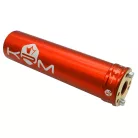 Kipufogóvég, KRM PRO RIDE, alu, narancs, 70-90CC