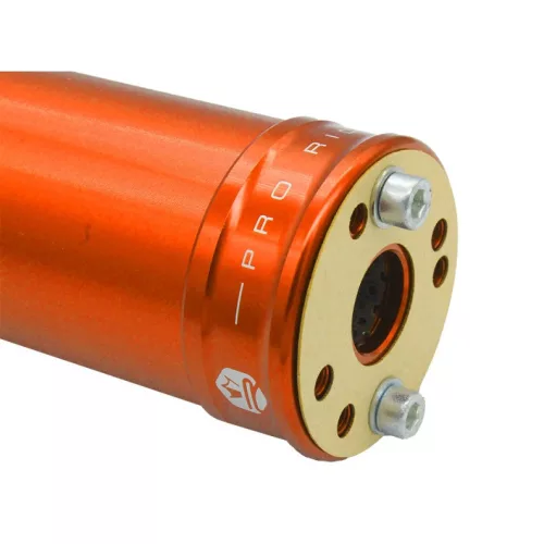 Kipufogóvég, KRM PRO RIDE, alu, narancs, 70-90CC