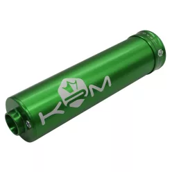 Kipufogóvég, KRM PRO RIDE, alu, zöld, 70-90CC