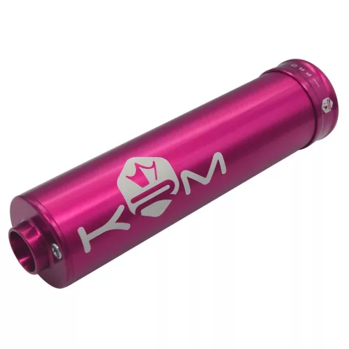 Kipufogóvég, KRM PRO RIDE, alu, rózsaszín, 70-90CC
