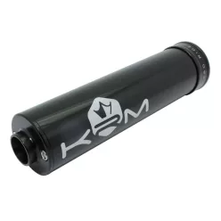 Kipufogó dobvég, KRM PRO RIDE, ALU, fekete, 90-110CC