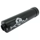 Kipufogó dobvég, KRM PRO RIDE, ALU, fekete, 50-70CC