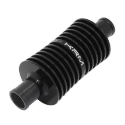   Hűtőradiátor, KRM PRO RIDE, alu, CNC, fekete, univerzális