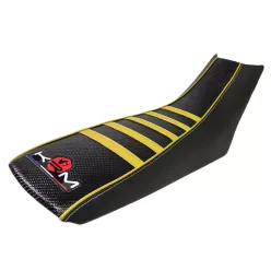   Üléshuzat, fekete-sárga, KRM PRO RIDE, DERBI DRD X-TREME / DRD RACING