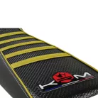 Üléshuzat, fekete-sárga, KRM PRO RIDE, DERBI DRD X-TREME / DRD RACING