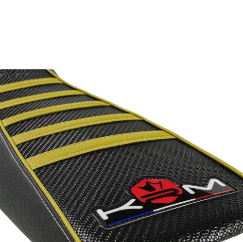 Üléshuzat, fekete-sárga, KRM PRO RIDE, DERBI DRD X-TREME / DRD RACING