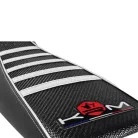 Üléshuzat, KRM PRO RIDE, fekete-fehér, DERBI DRD X-TREME / DRD RACING