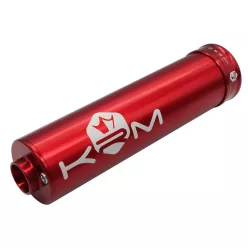 Kipufogóvég, KRM PRO RIDE, alu, piros, 70-90CC