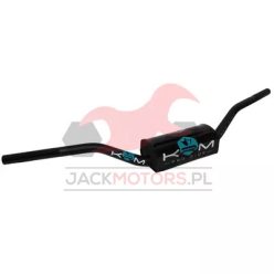   Fatbar kormány, 22mm, 28,6mm, betéttel, fekete, világoskék, KRM Pro Ride