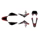 Matrica, fekete-piros, KRM PRO RIDE, DERBI DRD X-TREME / GILERA SM 2011-2017 szett