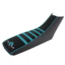   Üléshuzat, KRM PRO RIDE, fekete-világoskék, DERBI DRD X-TREME / DRD RACING