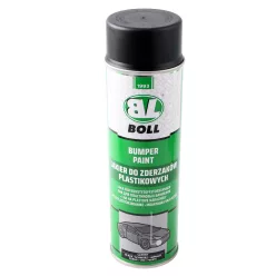 Műanyag lökhárító festék, fekete, BOLL SPRAY, 500ML