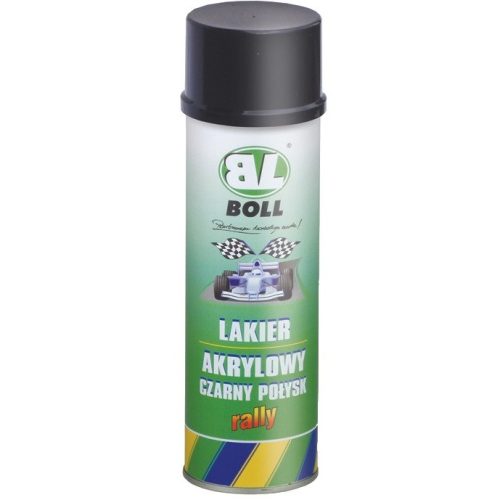 Boll festék spray, univerzális, lakk, fekete, fényes, 500ML