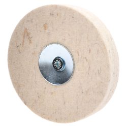 Polírkorong, 100X20MM, nemez