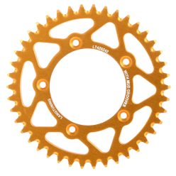   Hátsó lánckerék, 42T, alu, aranyozott - Simson S53 "420," Lang Tuning