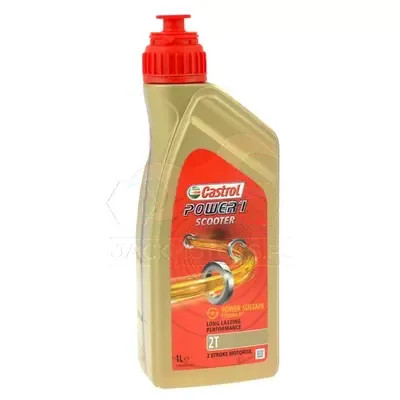 Olaj, CASTROL, POWER 1, SCOOTER 2T, 1L